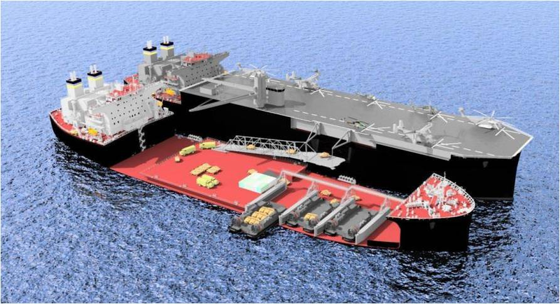 Illustration for article titled Exclusive Photo: USNS Montford Point, The Navy's New Sea Base
